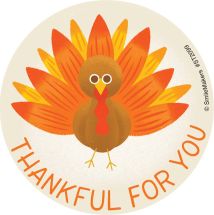 Thankful For You Stickers