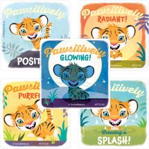 Pawsitively Positive Stickers