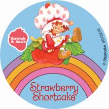 Retro Strawberry Shortcake Scented Stickers