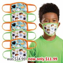 Child's Dogs & Cats Washable Face Masks