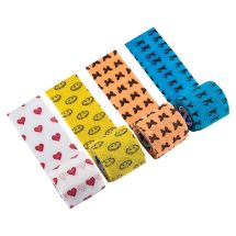 Assorted Design 2" Cohesive Bandage Rolls