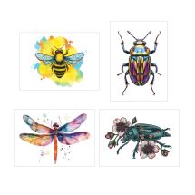 Beetles & Bugs Temporary Tattoos