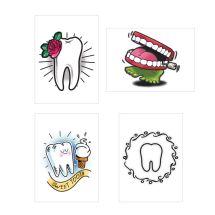 Dental Fun Temporary Tattoos