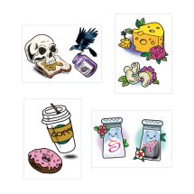 Food BFFs Temporary Tattoos