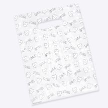 Tooth Scatter Print Bags