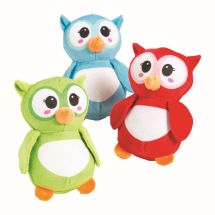 Plush Colorful Owls