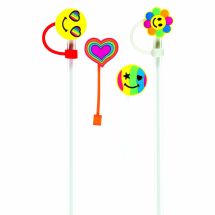 Smiley Straw Cover Assortment