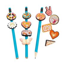 Groovy Pencil Clips