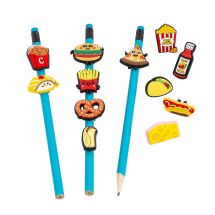 Fun Foods Pencil Clips