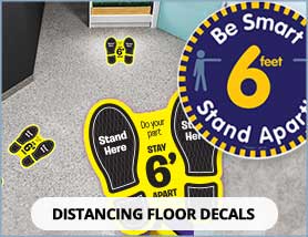 Distance Floor Decals
