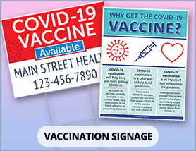 Vaccination Signage
