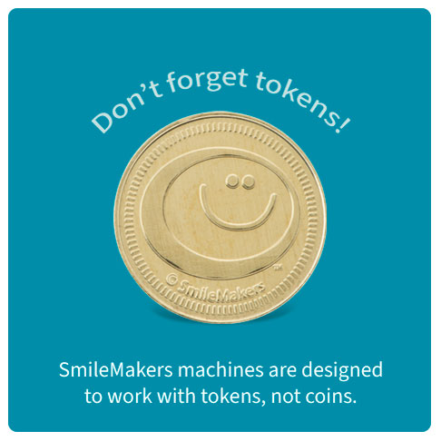 Vending Machine Accessories - Stands and Tokens